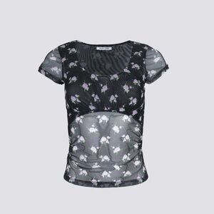 Sandy Liang Kiwi Top in Floral